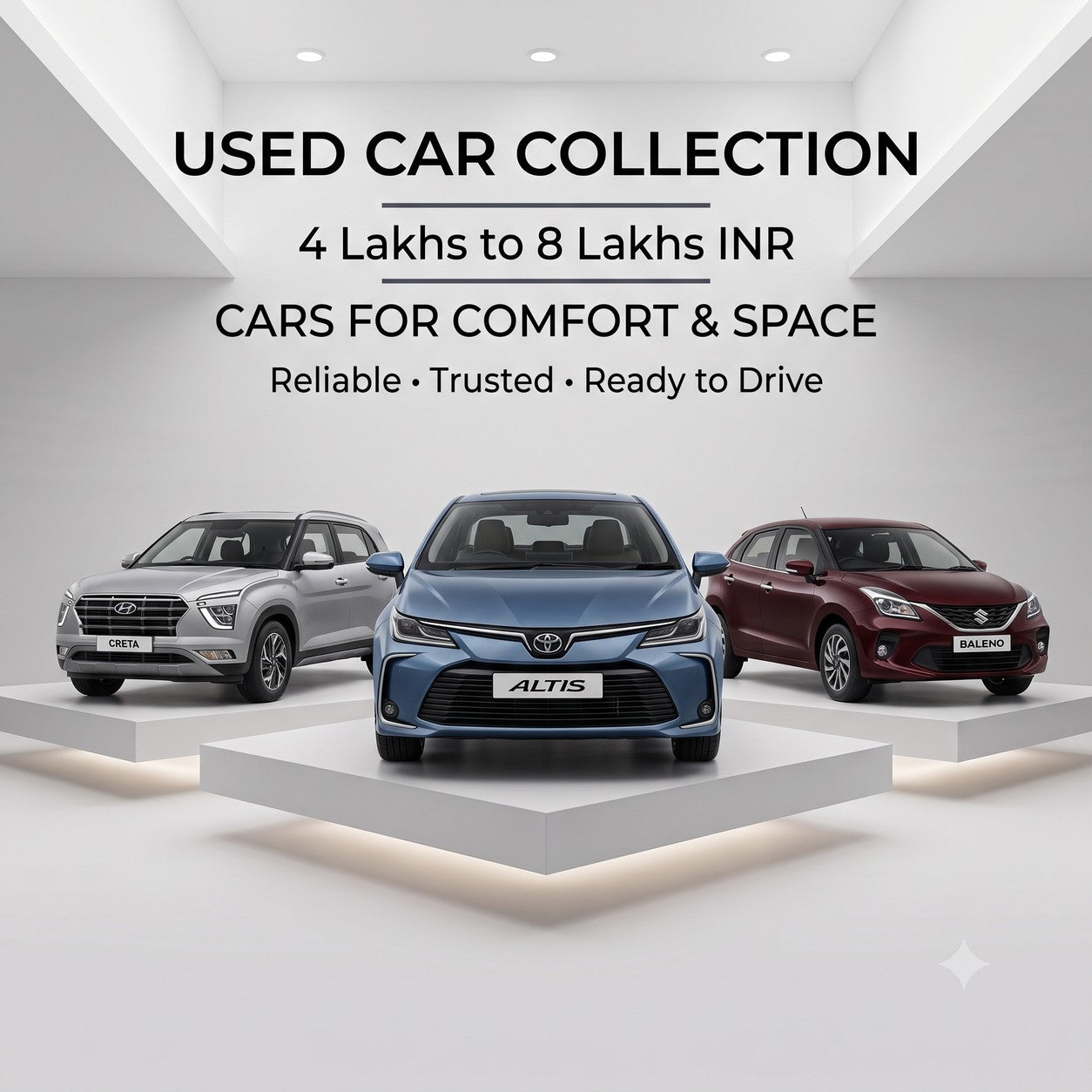 Second Hand Cars Between 4 Lakhs to 8 Lakhs