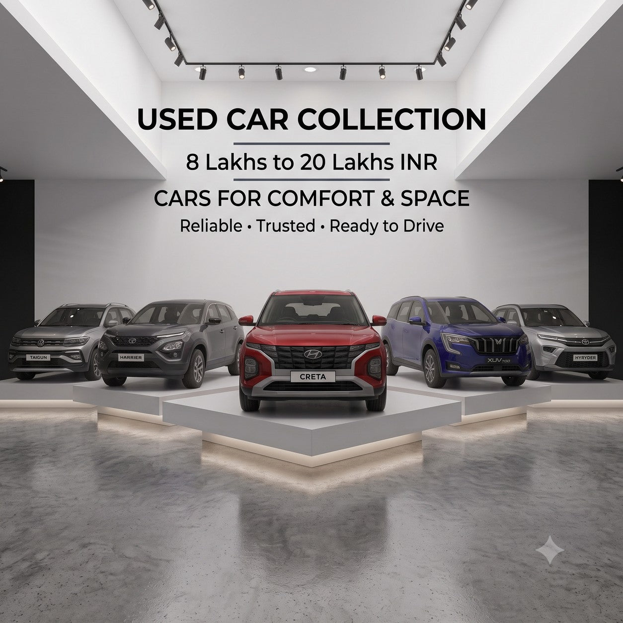 Second Hand Cars Between 8 Lakhs to 20 Lakhs